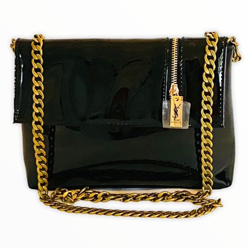 🔥 NEW YSL Cosmetic, Makeup Bag & Crossbody Chain